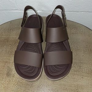 Brown Brooklyn Crocs